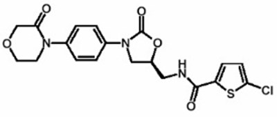 xarelto-02.jpg Chemical Structure - xarelto 02