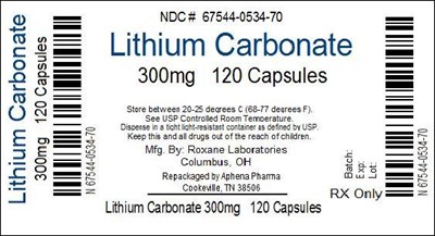 67544-534.jpg Bottle Label 300mg - 67544 534