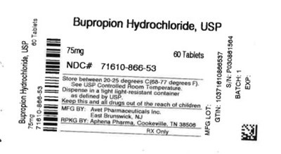 71610-0866-53.jpg Bottle Label 75 mg - 71610 0866 53