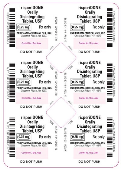 risperidone-orally-disintegrating-tablet-10.jpg Blister 0.25 mg - risperidone orally disintegrating tablet 10