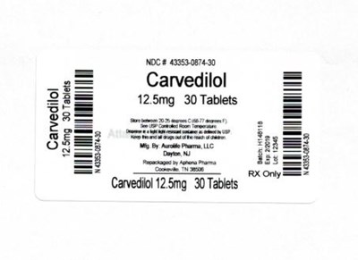 Bottle Label 12.5mg - 43353 0874 30
