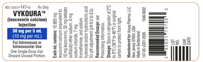 Vykoura (leucovorin) Injection, 50 mg/5 mL -container Label (035ed9b1 F54a 4191 B999 845cdb4540fc 02)