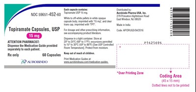 Package Label-principal Display Panel (15 mg (60 Capsules Bottle))