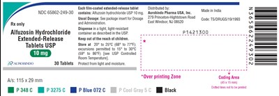 alfuzosin-fig8.jpg PACKAGE LABEL-PRINCIPAL DISPLAY PANEL - 10 mg (30 Tablet Bottle) - alfuzosin fig8