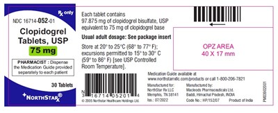 505 (Clopidogrel 75mg 30s)