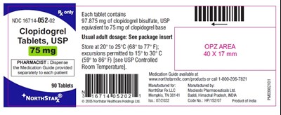 505 (Clopidogrel 75mg 90s)