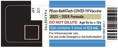 covid-08.jpg PRINCIPAL DISPLAY PANEL - 0.3 mL Single Dose Vial Label - covid 08