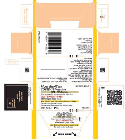 covid-11.jpg PRINCIPAL DISPLAY PANEL – 10 Multiple Dose Vial Carton 2024-2025 Formula - covid 11