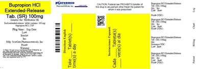 Bupropion HCl Extended-release Tab. (sr) 100mg (Bupropion 100mg 30tab)