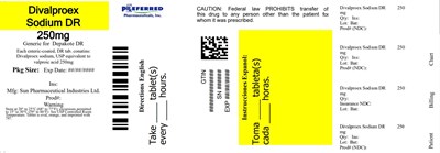 Divalproex Sodium Dr 250mg (Spl Divalproex Label 250mg)