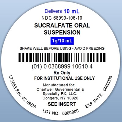 "image Description" (Sucralfate Os 10ml Cup Label)