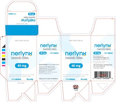 ner00-0019-09.jpg Principal Display Panel - Nerlynx 133 Tablets Carton Label - ner00 0019 09