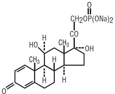 Prednisolone Sodium Phosphate Chemical Structure (Prednisolone Sodium Phosphate 1)