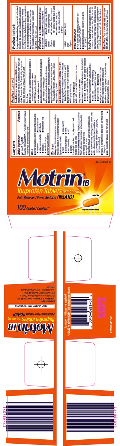 Principal Display Panel (Motrin 01)