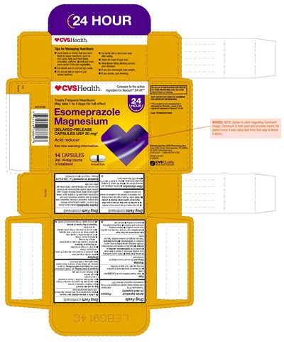 esomeprazole-fig2.jpg PACKAGE LABEL-PRINCIPAL DISPLAY PANEL - 20 mg (14 Capsule Container Carton) - esomeprazole fig2