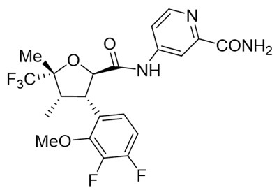 Chemical Structure (Journavx 01)