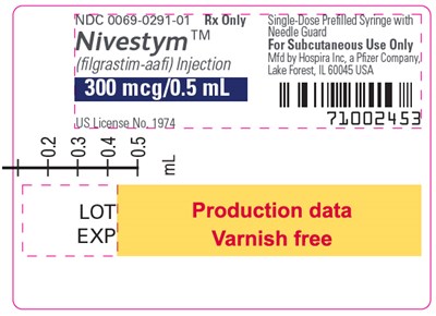 nivestym-37.jpg PRINCIPAL DISPLAY PANEL - 0.5 mL Syringe Label - nivestym 37