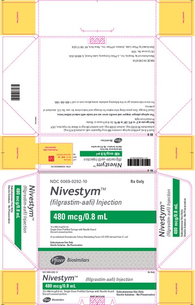 nivestym-43.jpg PRINCIPAL DISPLAY PANEL - 0.8 mL Syringe Carton - 10 Pk - nivestym 43