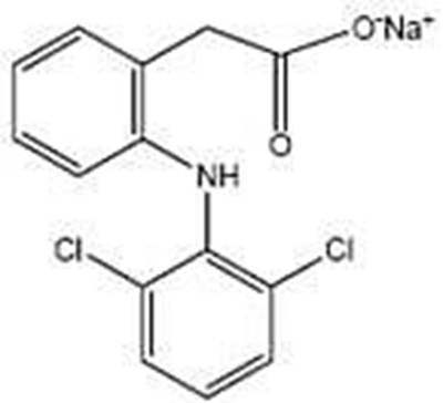 Diclofenac Sodium chemical structure - diclofenacsodium spl graphic 01