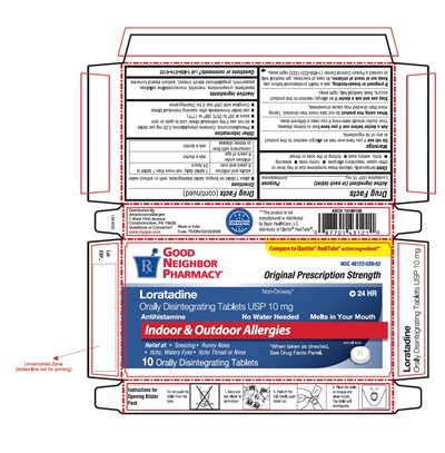 NDC 46122-539 Loratadine Odt Images - Packaging, Labeling & Appearance