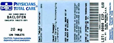 Baclofen Tablets Usp 20 mg (3006)