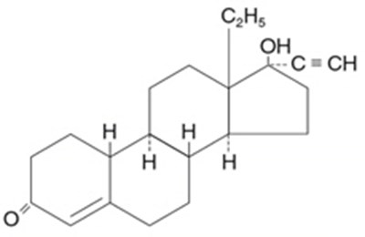 Norgestrel Chemical Structure (Lowogestrel 01)
