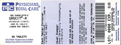 Image Of 10 Meq Package Label (4779)