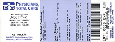 Image Of 15 Meq Package Label (6176)