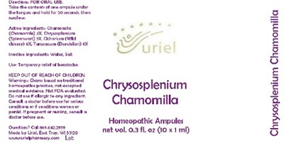 Chrysopleniumchamomillaampules (Chrysospleniumchamomillaampules)