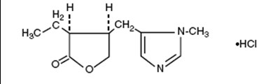 Pilocarpine Hydrochloride Chemical Structural Formula (D2ded29a 448d 4c4a 9307 403836a67da4 01)