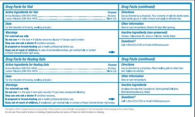Ocumend Drug Facts (Ocumend2)