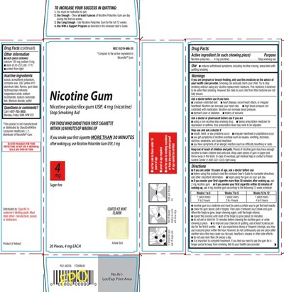 Nicotine Polacrilex 4 mg (nicotine) (Nicotine 4 mg Ice Mint Coated Usp Gum 1)