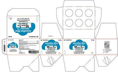 Principal Display Panel – Isosulfan Blue Injection 1% 5 mL Carton (Iso0a 0000 03 V2)