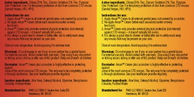 Back Of Package Label (Amari2)