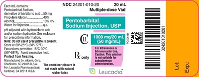 20ml Container Label