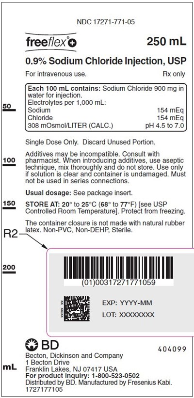 Package Label (PRINCIPAL DISPLAY – 0.9% Sodium Chloride 250 mL Bag Label)