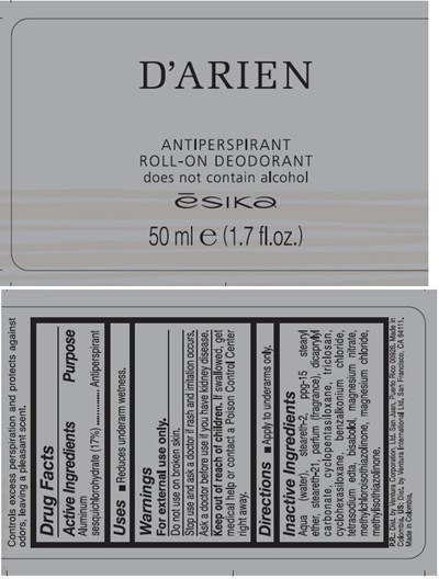 darien-01.jpg PRINCIPAL DISPLAY PANEL - 50 ml Bottle Label - darien 01