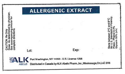 Allergenic ExtractsLot:	Exp:ALK ABELLO - therapeutic allergenic extract 02
