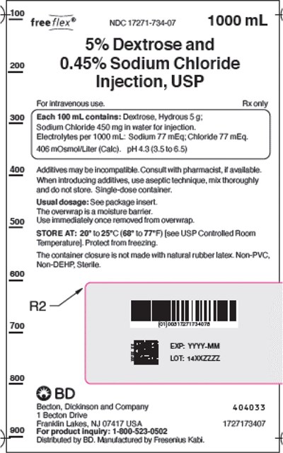 dex1y-0000-08.jpg PACKAGE LABEL - PRINCIPAL DISPLAY – Dextrose and Sodium Chloride 1,000mL Bag Label - dex1y 0000 08
