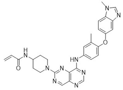 Chemical Structure (Zongertinib 01)
