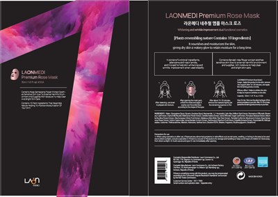 LAONMEDI PREMIUM ROSE MASK LABEL - 0006label