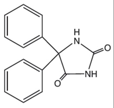 Chemical Structure - phenytoin 01