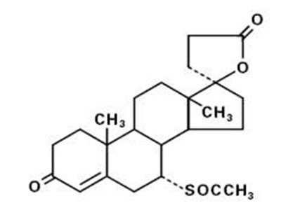 Chemical Structure - aldactazide 01