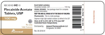 flecainide-acetate-tablets-3.jpg 100 mg Label - flecainide acetate tablets 3