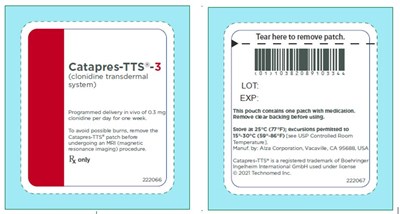 tn-catapres-03-ptch.jpg PRINCIPAL DISPLAY PANEL - 0.3 mg Patch Pouch Label - tn catapres 03 ptch