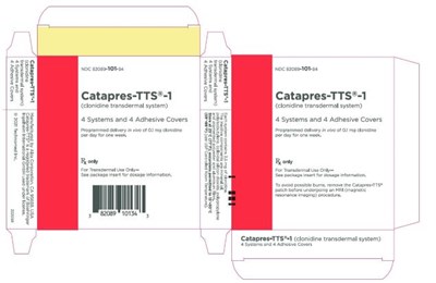 tncatapres-01.jpg PRINCIPAL DISPLAY PANEL - 0.1 mg Patch Pouch Carton - tncatapres 01