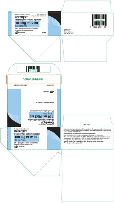 cerebyx-07.jpg PRINCIPAL DISPLAY PANEL - 2 mL Vial Carton - cerebyx 07