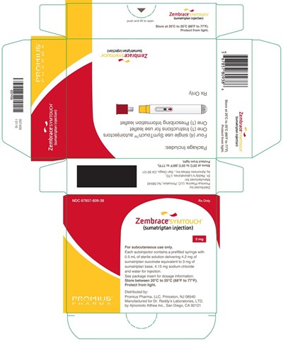 4-ct Carton Label (exterior) (Zembrace 19)