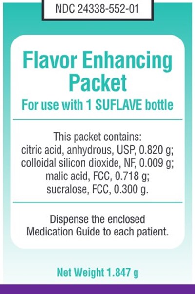 Flavor-pack (Suflave Flavor Packet)
