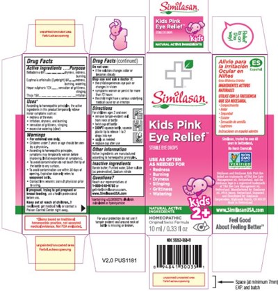 Principal Display Panelndc 59262-368-11similasankids Pinkeye Reliefsterileeye Dropshomeopathic10 mL/ 0.33 Fl Oz (Kids Pink Eye Relief 01)